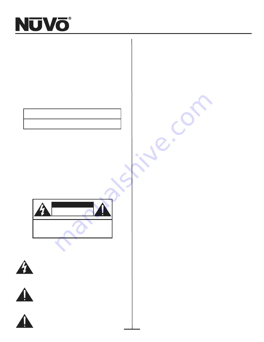 Nuvo Simplese NV-A4DS-DC Installation Manual Download Page 3