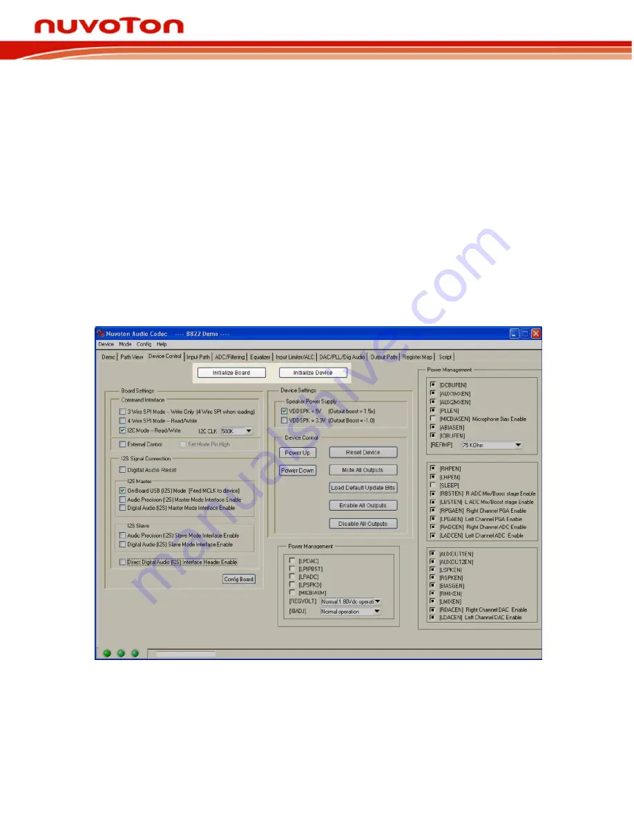 Nuvoton CODEC 8401 series User Manual Download Page 16