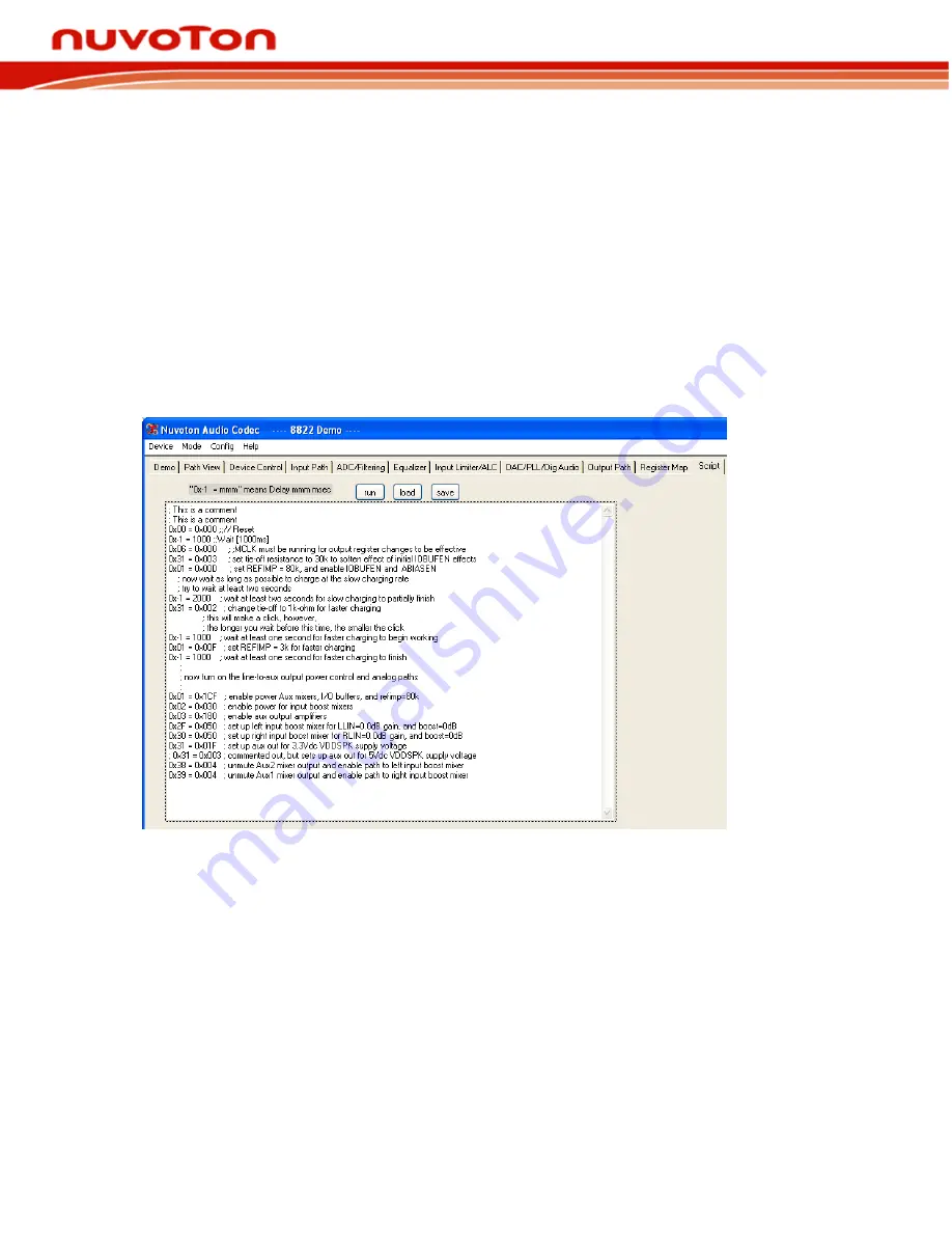 Nuvoton CODEC 8401 series User Manual Download Page 36