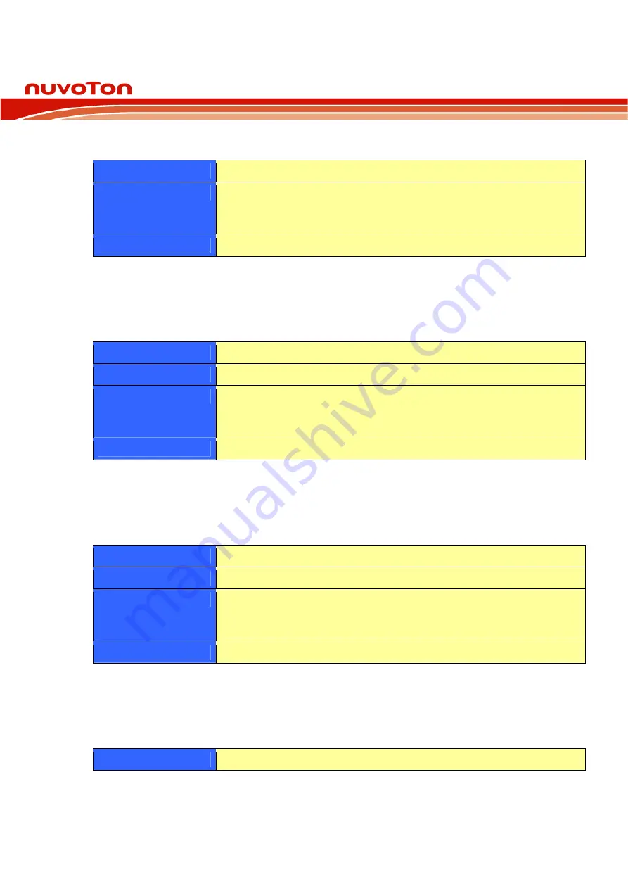 Nuvoton NUC900 Series User Manual Download Page 12