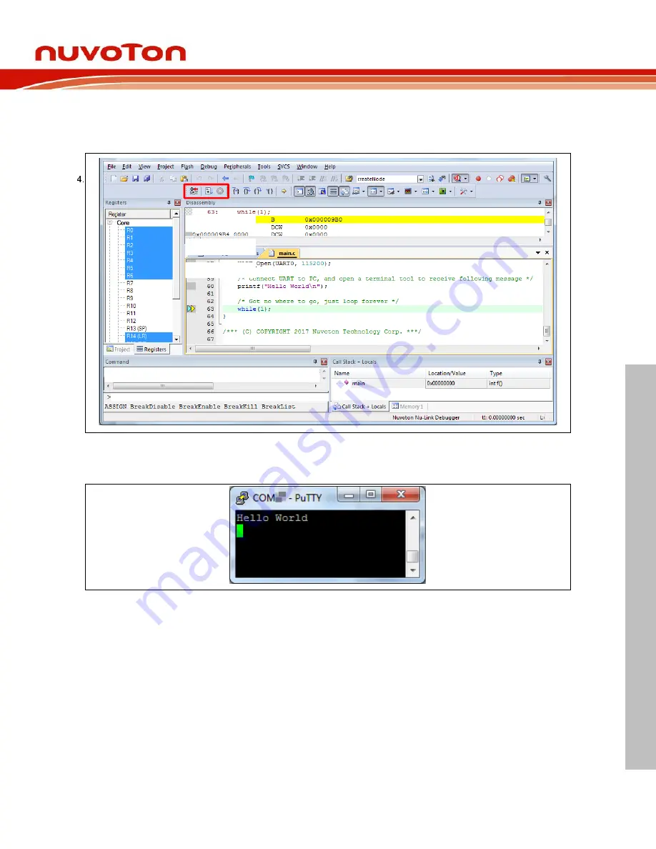 Nuvoton NuMaker-HMI-M032K Скачать руководство пользователя страница 41