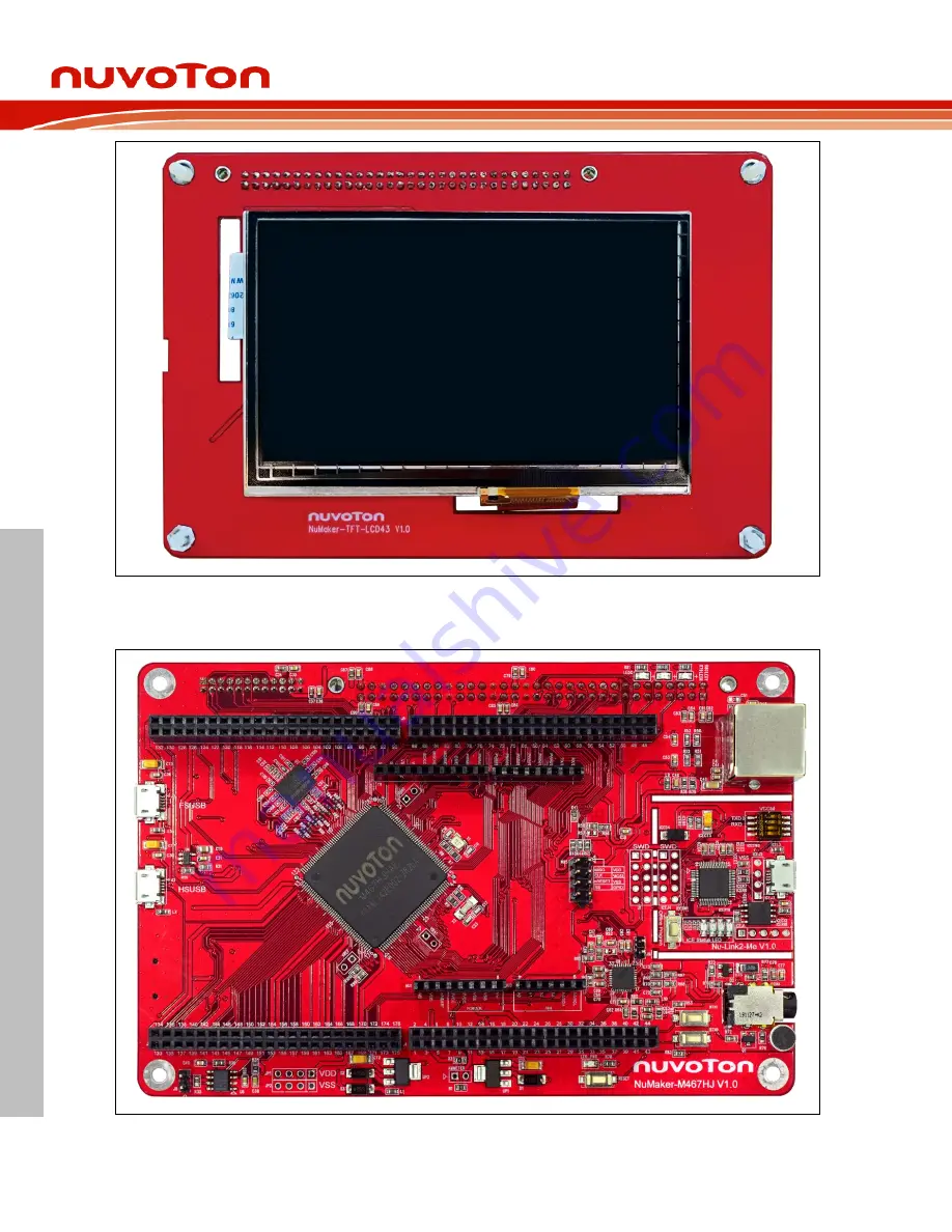 Nuvoton NuMaker-HMI-M467 Скачать руководство пользователя страница 8