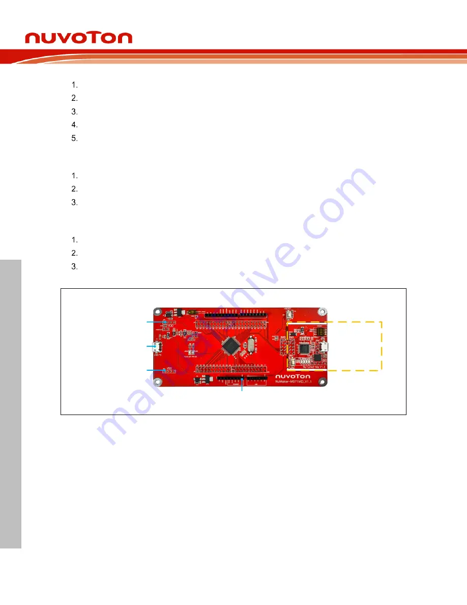 Nuvoton NuMaker-M071MD User Manual Download Page 20