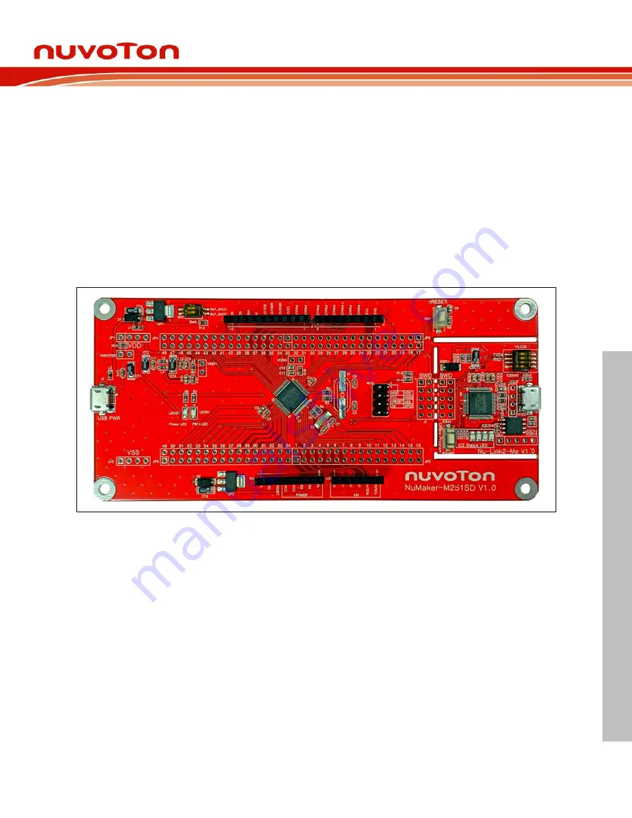 Nuvoton NuMaker-M251SD Скачать руководство пользователя страница 7