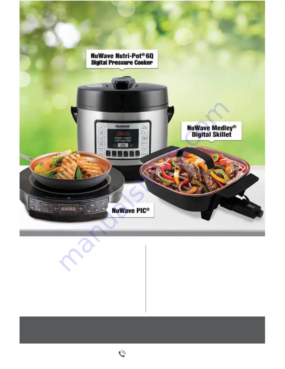 NuWave Nutri-Pot 10Q Owner'S Manual Download Page 3