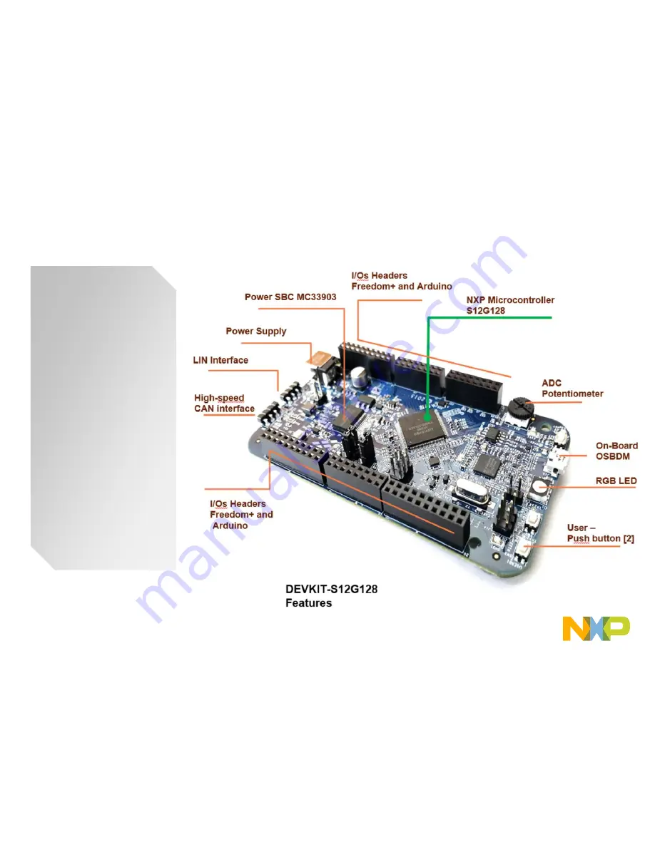 NXP Semiconductors DEVKIT-S12G128 Скачать руководство пользователя страница 2