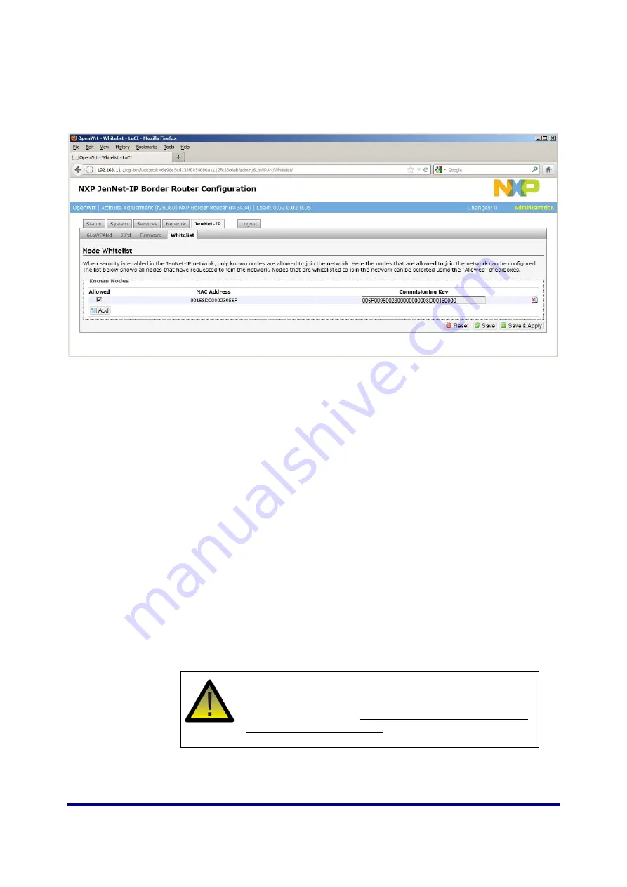 NXP Semiconductors JN516x-EK001 User Manual Download Page 48