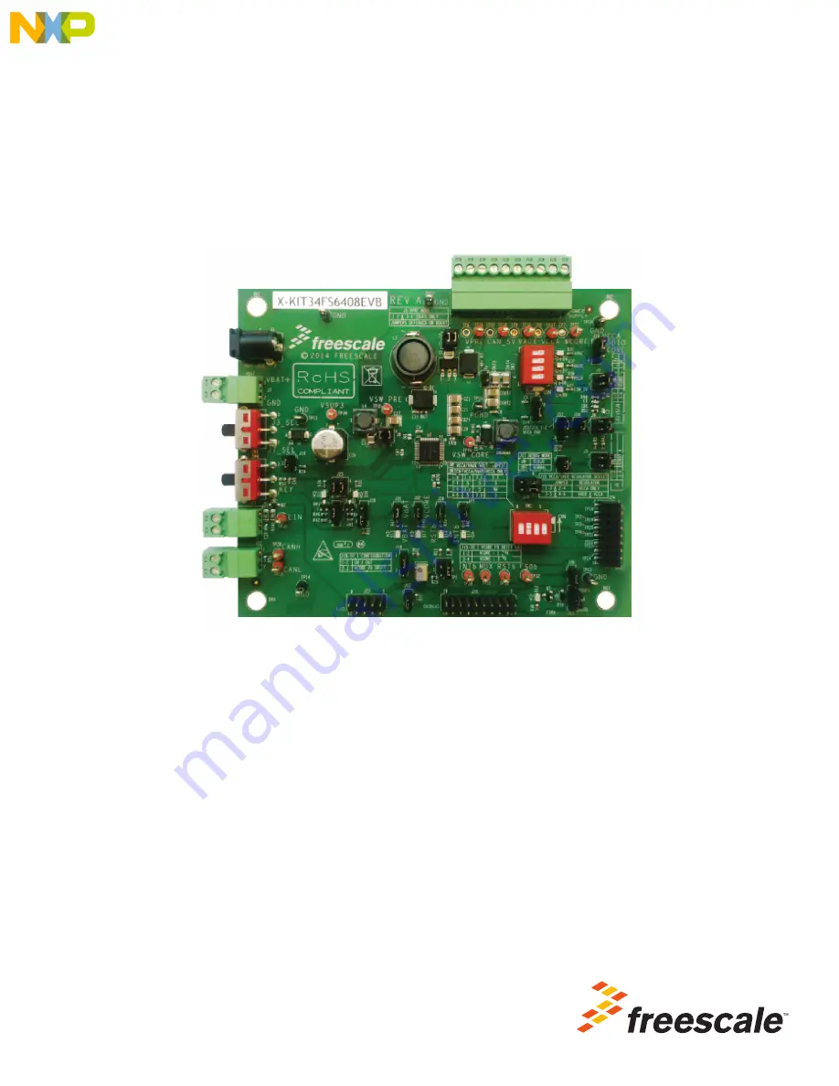 NXP Semiconductors KIT34932SEKEVB Скачать руководство пользователя страница 1