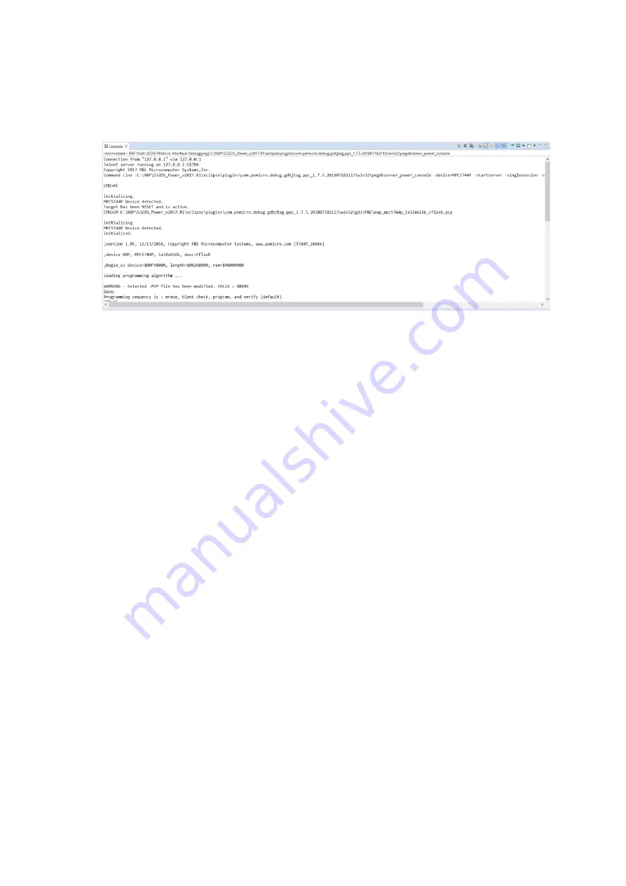 NXP Semiconductors MPC57 Series Quick Start Manual Download Page 16