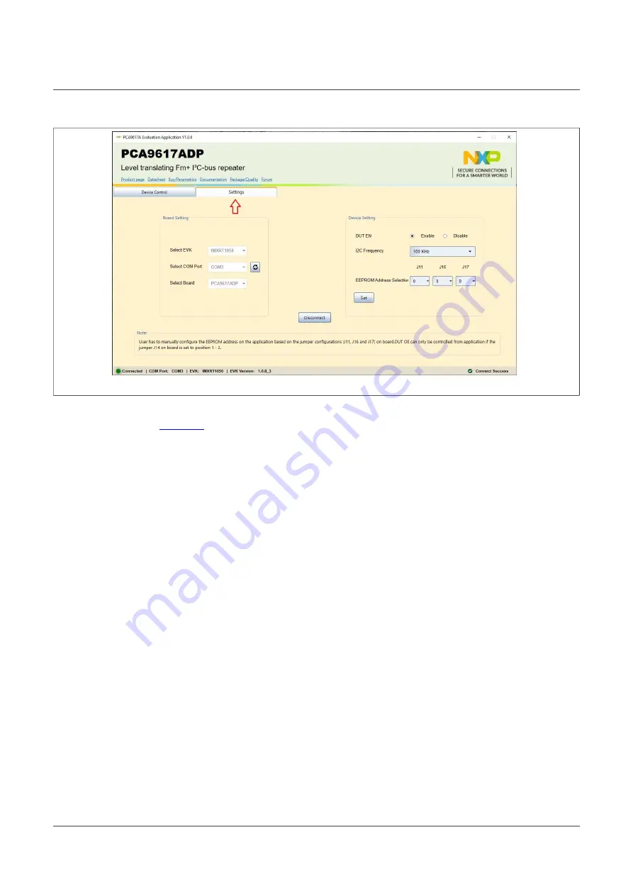 NXP Semiconductors PCA9617ADP-ARD Скачать руководство пользователя страница 21