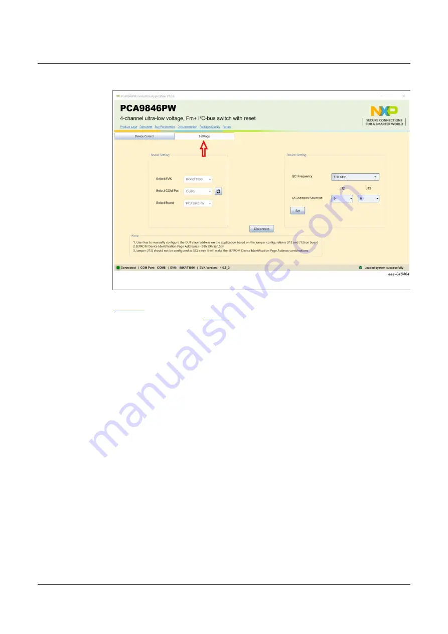 NXP Semiconductors PCA9846PW-ARD Скачать руководство пользователя страница 22