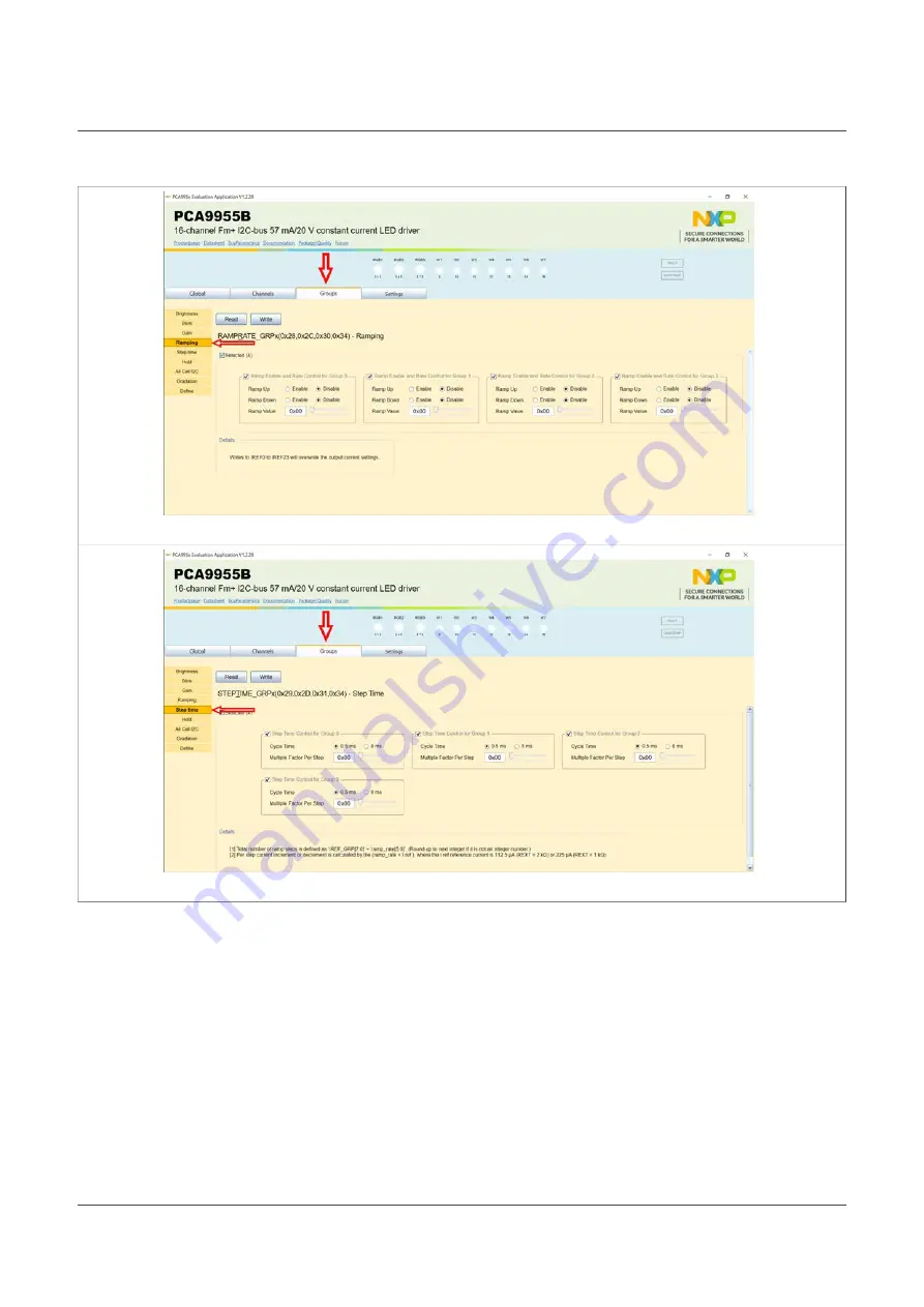 NXP Semiconductors PCA9955BTW-ARD Скачать руководство пользователя страница 30