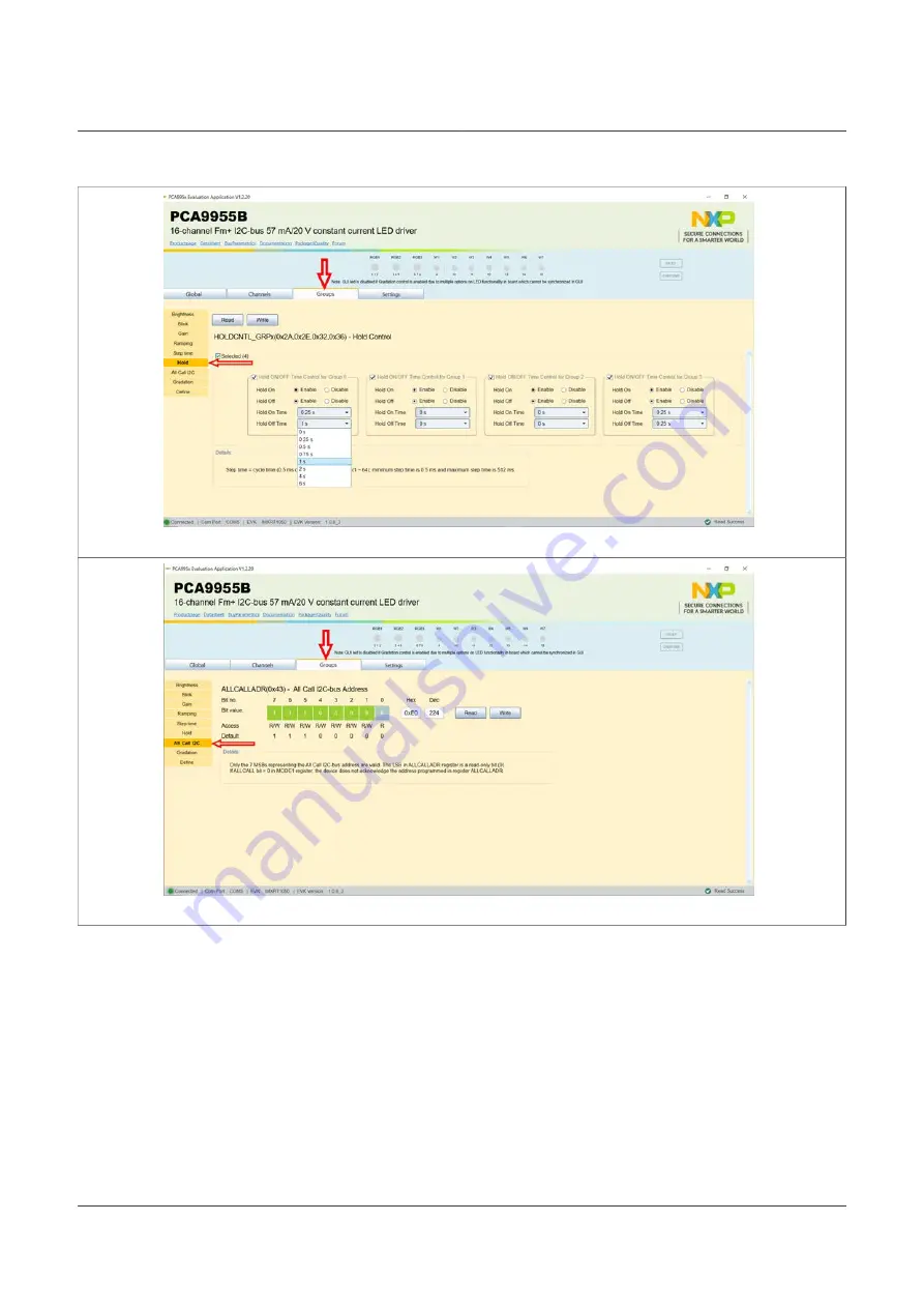 NXP Semiconductors PCA9955BTW-ARD Скачать руководство пользователя страница 31