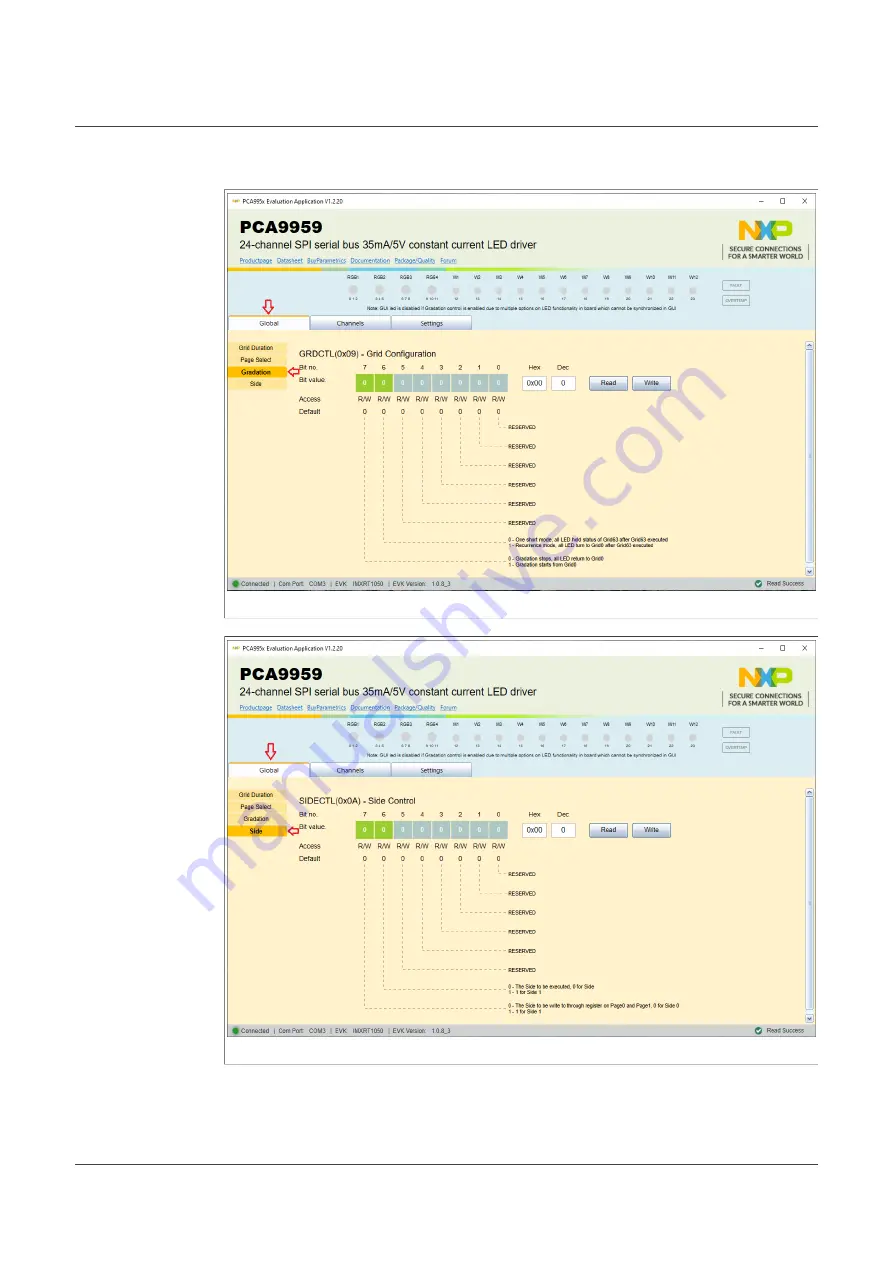 NXP Semiconductors PCA9959HN-ARD Скачать руководство пользователя страница 22