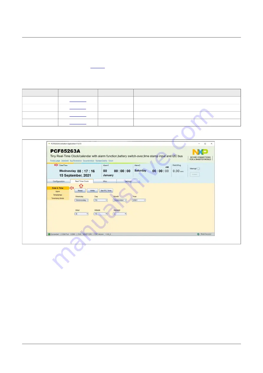 NXP Semiconductors PCF85263ATL-ARD Скачать руководство пользователя страница 19