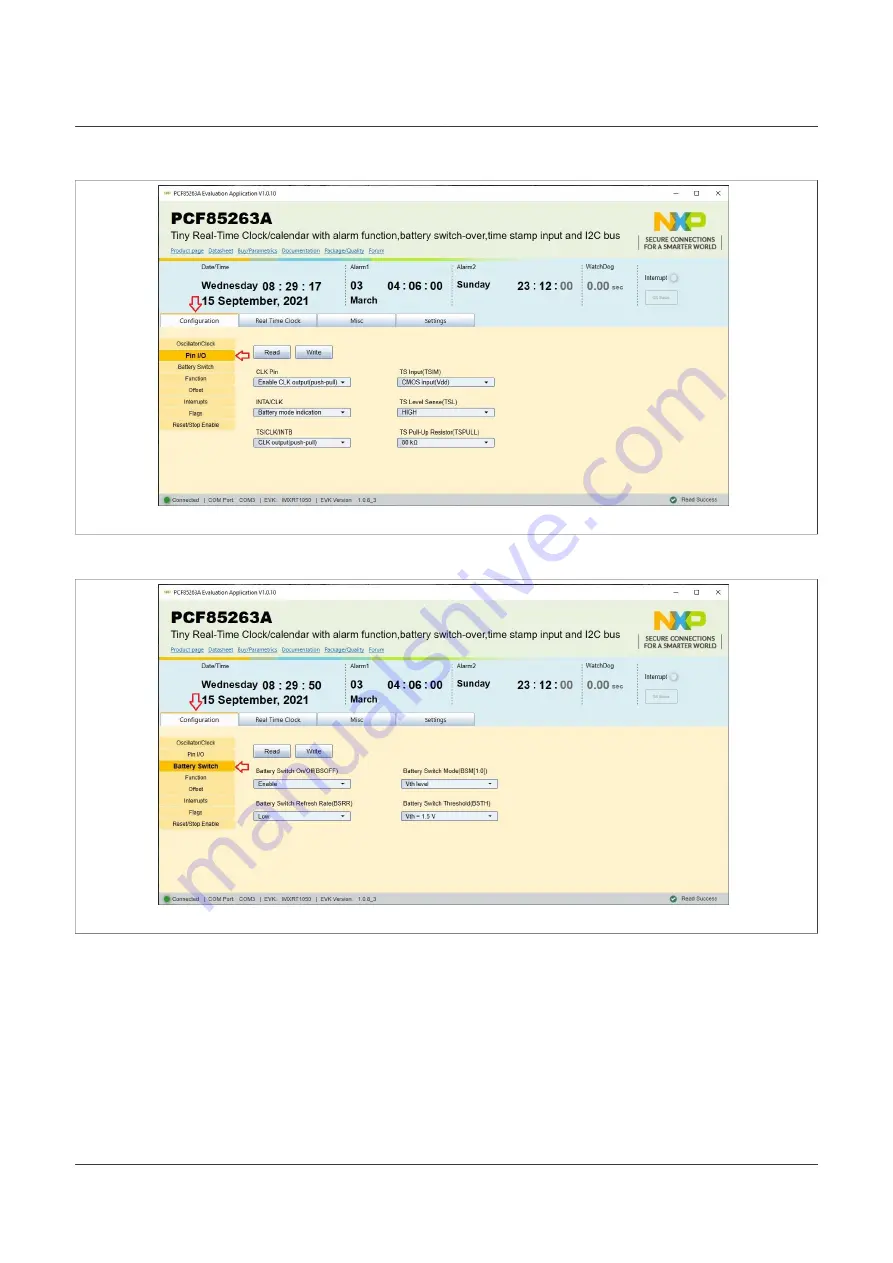 NXP Semiconductors PCF85263ATL-ARD Скачать руководство пользователя страница 25