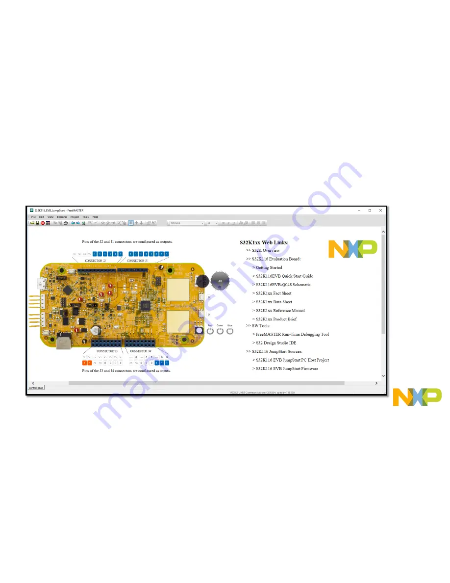 NXP Semiconductors S32K116 EVB Скачать руководство пользователя страница 16