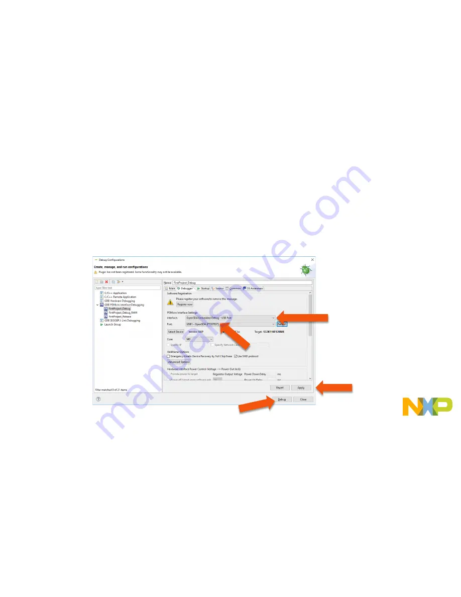 NXP Semiconductors S32K116 EVB Скачать руководство пользователя страница 31