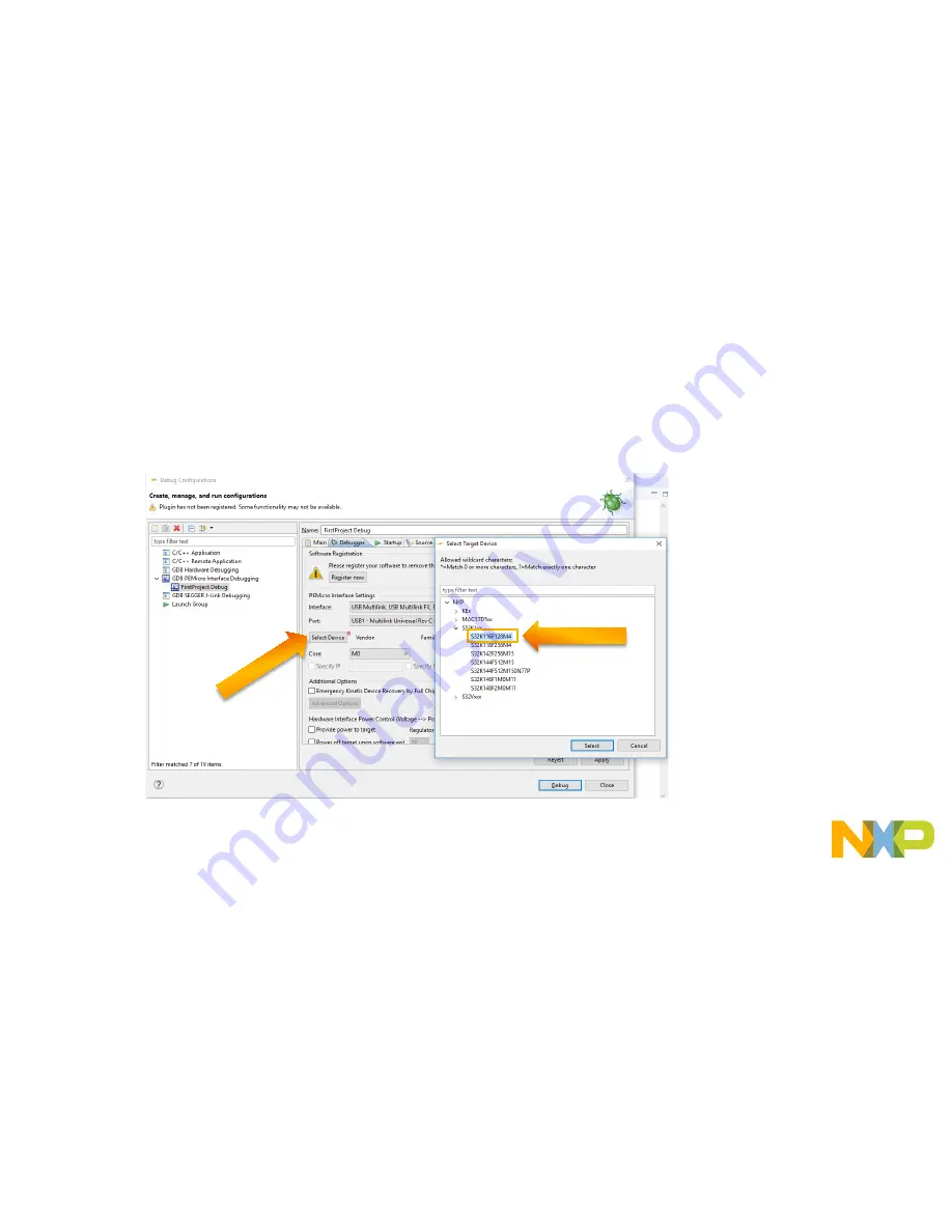 NXP Semiconductors S32K116 EVB Скачать руководство пользователя страница 43