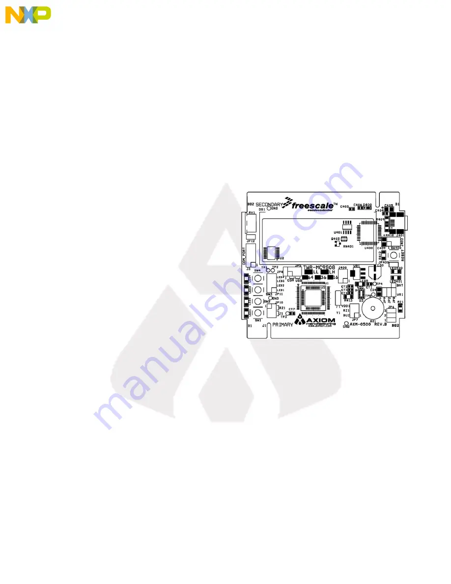 NXP Semiconductors TWR-S08 User Manual Download Page 5