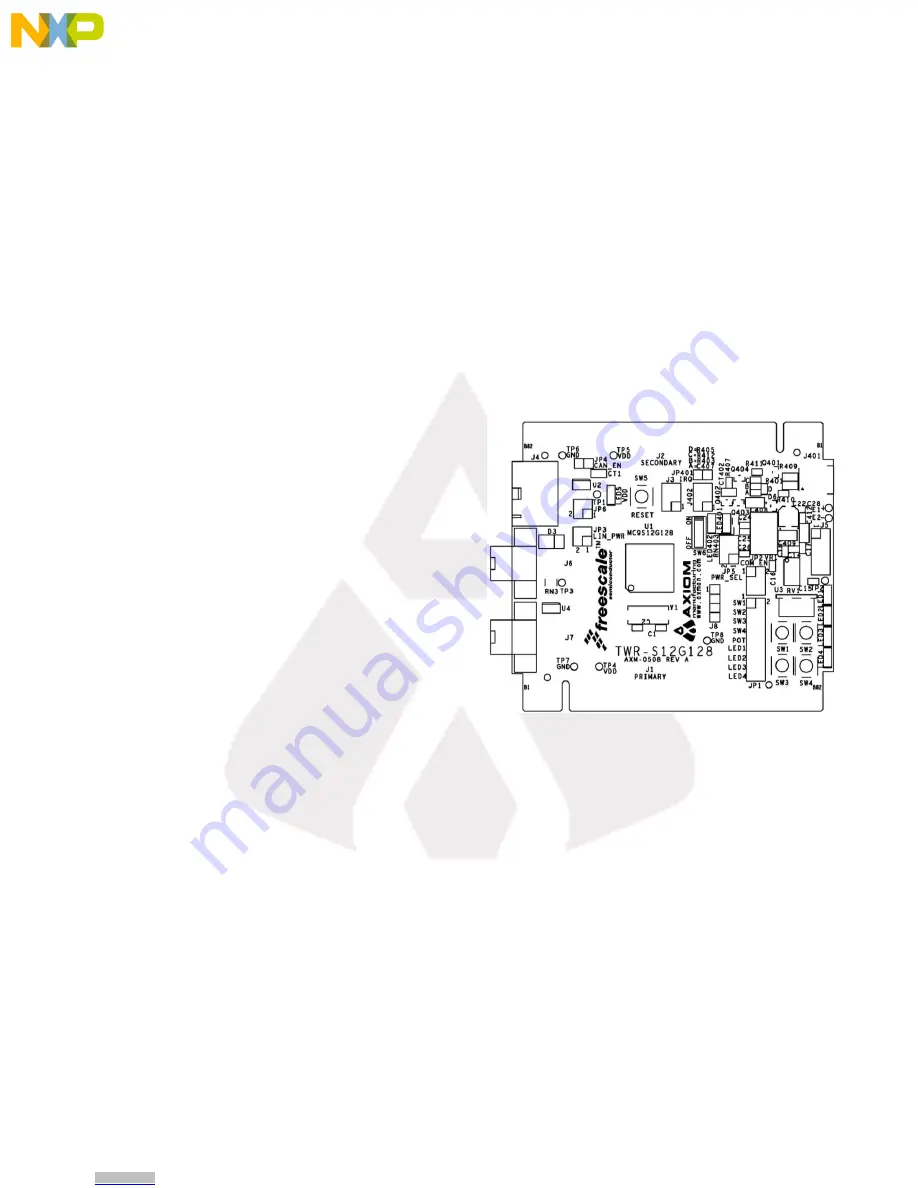 NXP Semiconductors TWR-S12G128-KIT User Manual Download Page 5