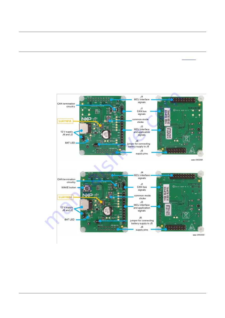 NXP Semiconductors UJA116 A Series Скачать руководство пользователя страница 3