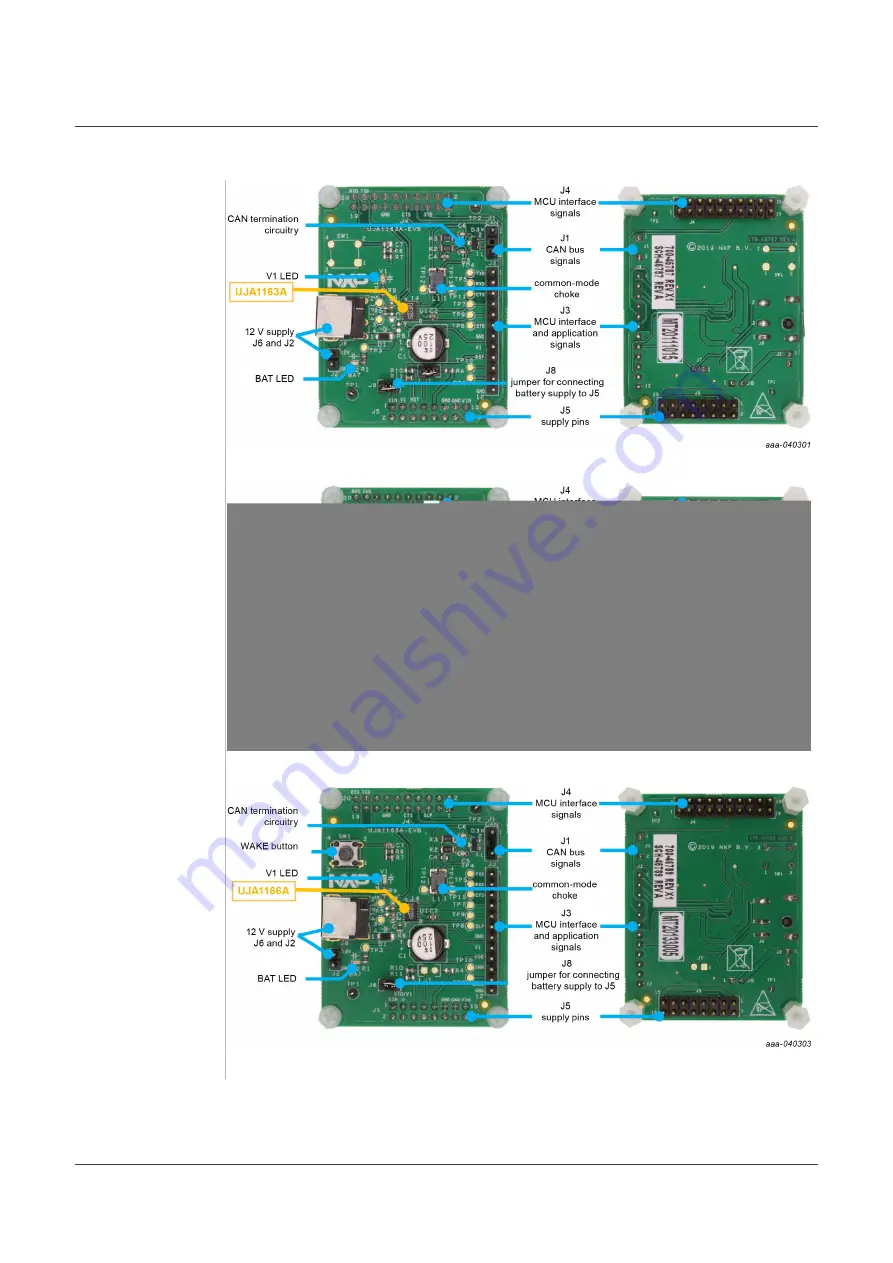 NXP Semiconductors UJA116 A Series Скачать руководство пользователя страница 4