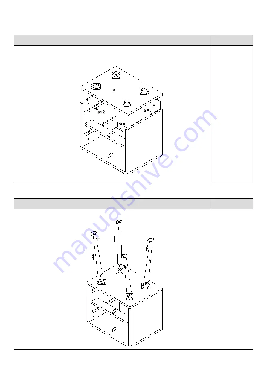 NYBORG BEDSIDE TABLE Assembly Instructions Manual Download Page 9