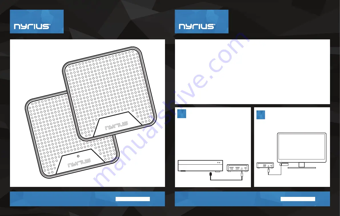 Nyrius WS54 Quick Start Manual Download Page 1