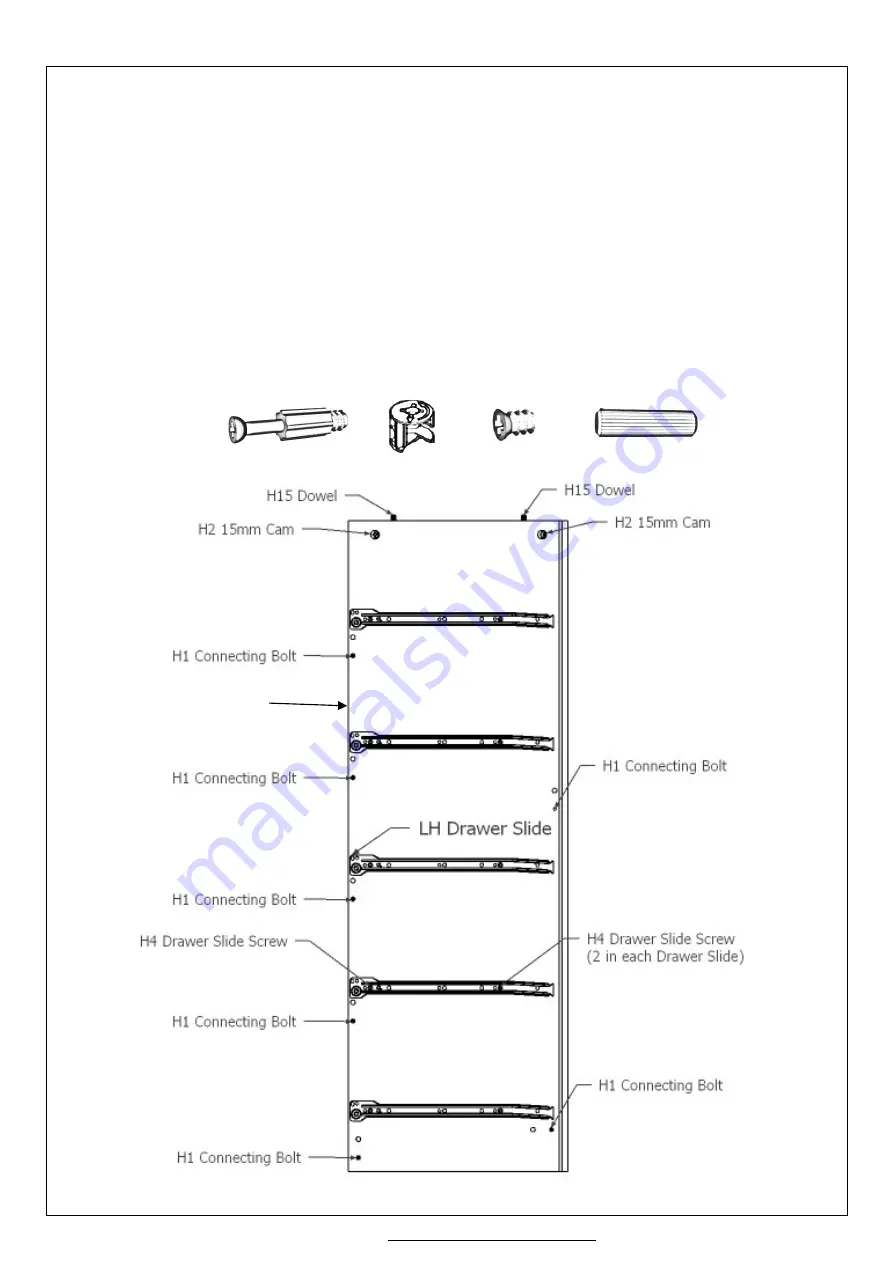 NZ MADE EDEN 5 DRAWER TALLBOY Скачать руководство пользователя страница 6