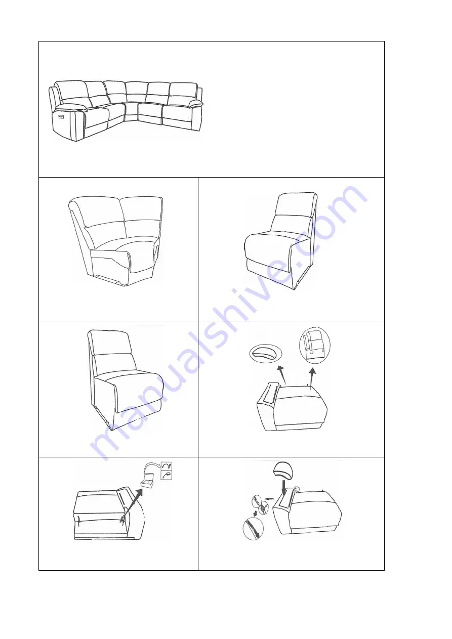 Oak furnitureland GOODWOOD FABRIC Assembly Instructions Manual Download Page 20