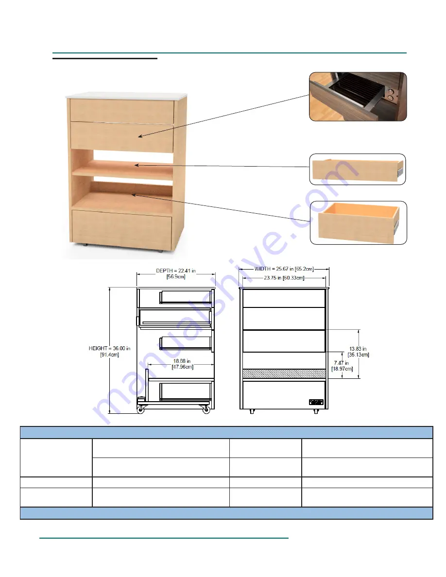 OAKWORKS Spa Halo 1 Warming Drawer W1 User Manual Download Page 12