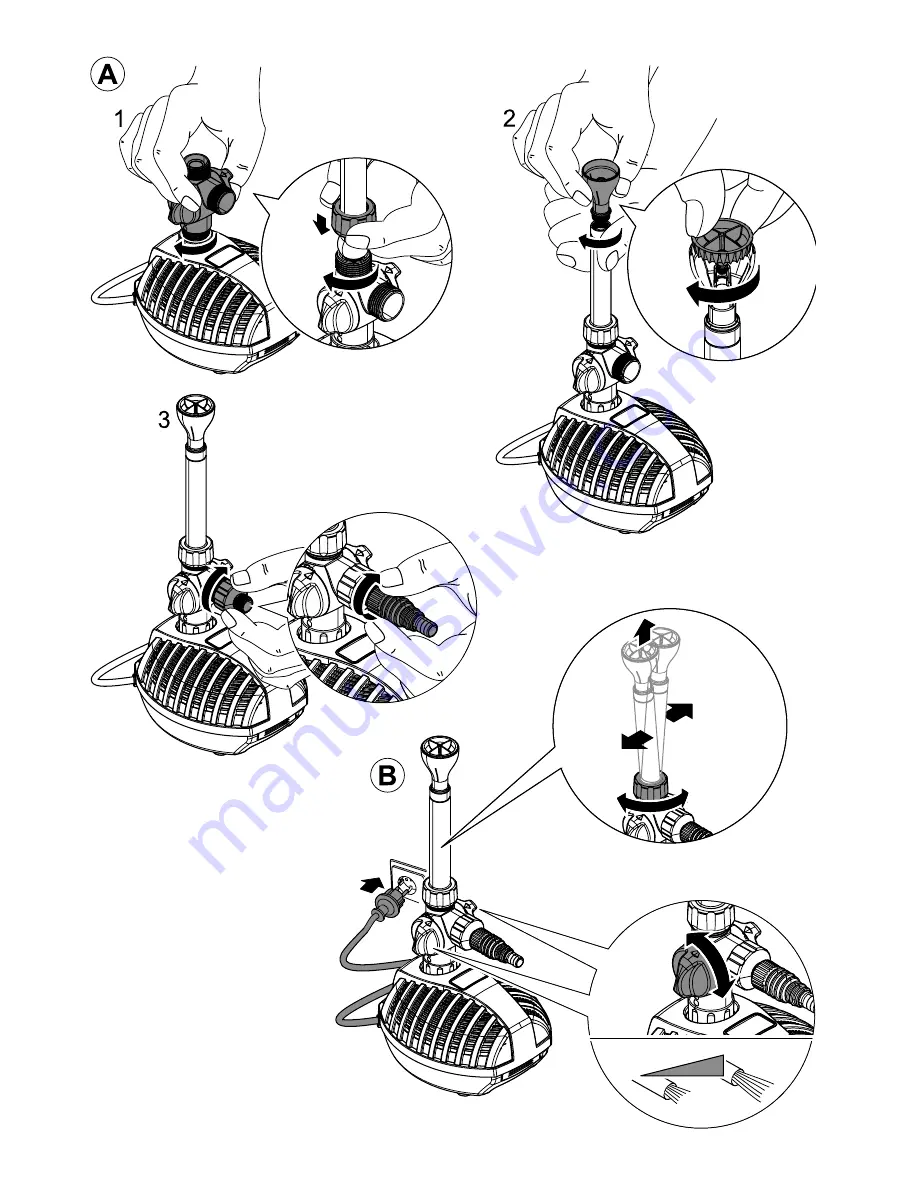 Oase Aquarius 1000 Operating Instructions Manual Download Page 2