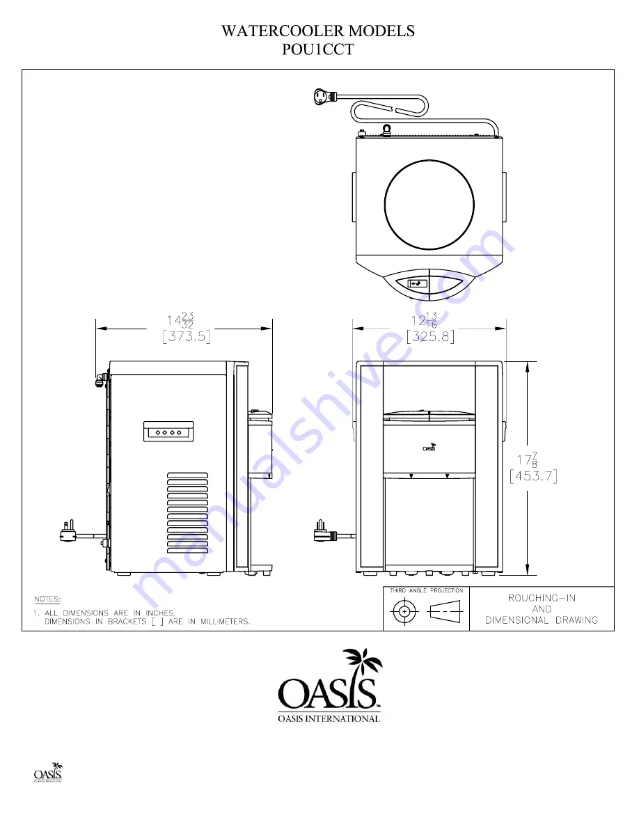 Oasis 115V POU1CCT Скачать руководство пользователя страница 3