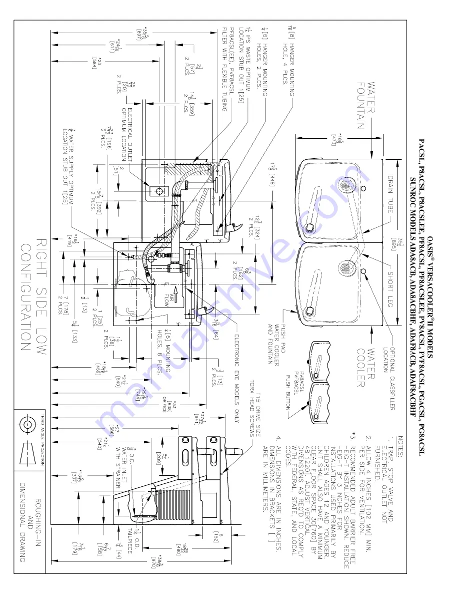 Oasis VERSACOOLER II Series Скачать руководство пользователя страница 4