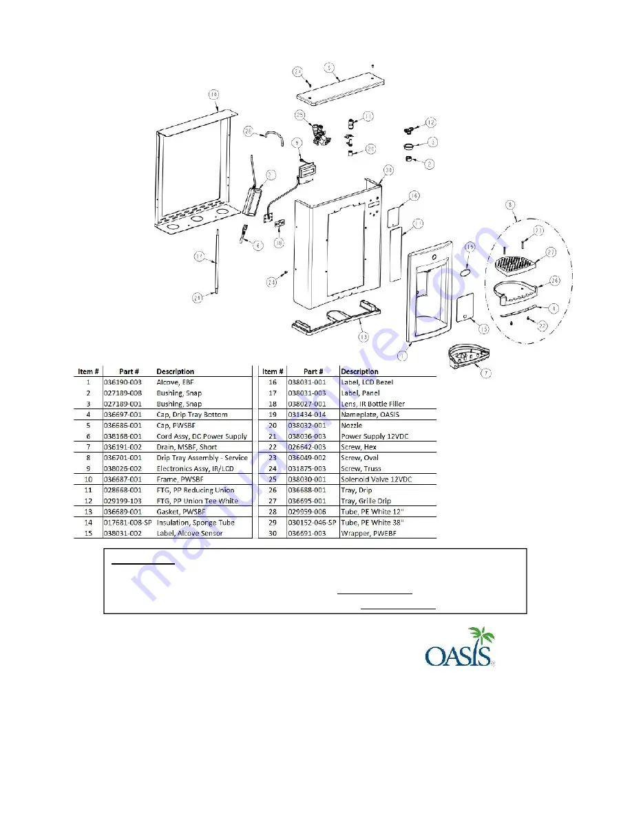 Oasis VERSACOOLER II Series Скачать руководство пользователя страница 25