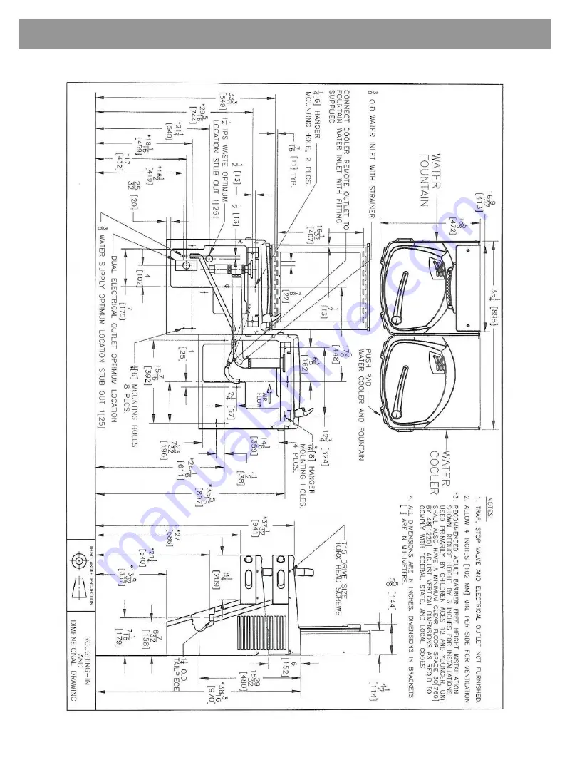 Oasis VERSAFILLER  P EBF Series Installation Instructions Manual Download Page 4