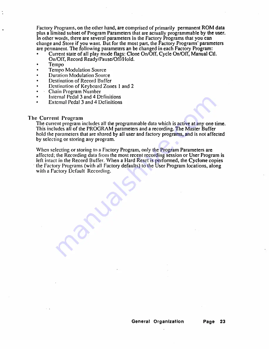 Oberheim Cyclone Perf/x Manual Download Page 23