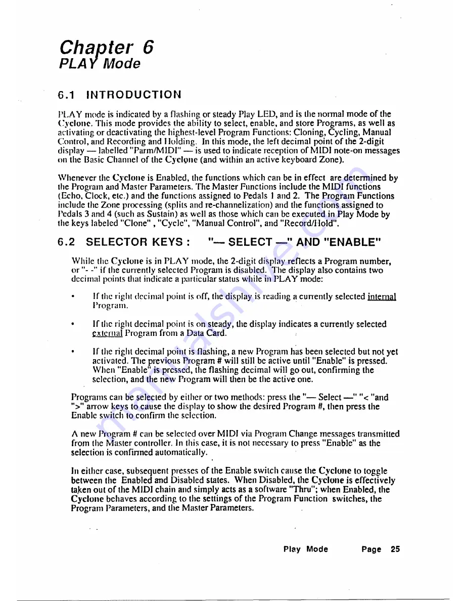 Oberheim Cyclone Perf/x Manual Download Page 24