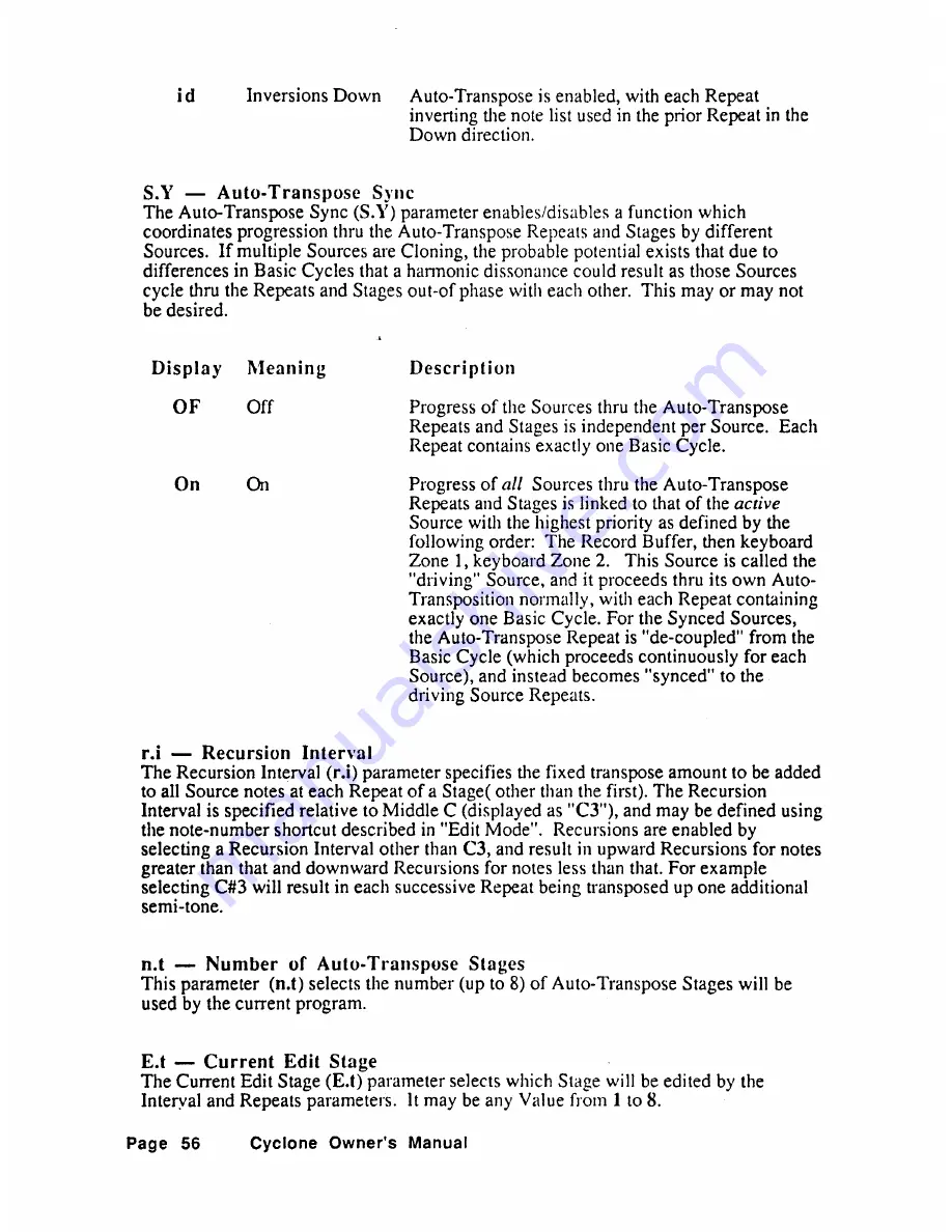 Oberheim Cyclone Perf/x Manual Download Page 50