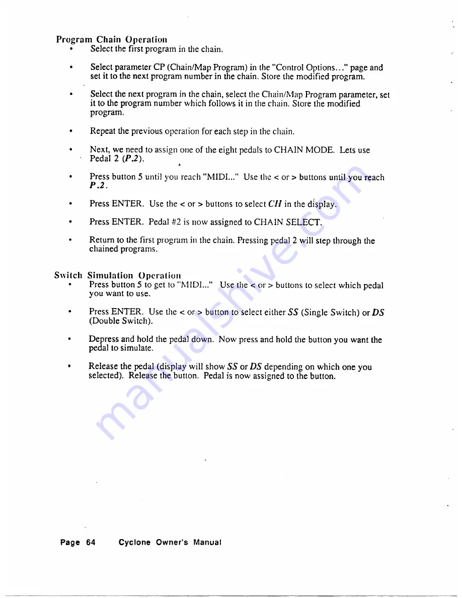 Oberheim Cyclone Perf/x Manual Download Page 58