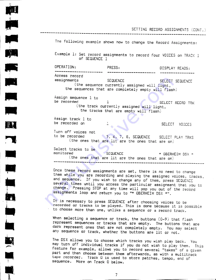 Oberheim DSX Owner'S Manual Download Page 14