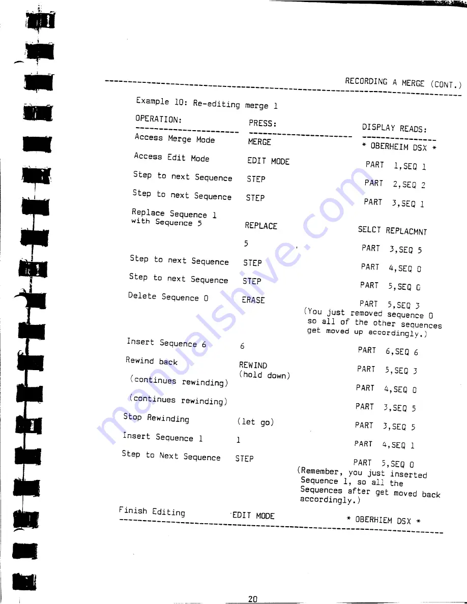 Oberheim DSX Owner'S Manual Download Page 27