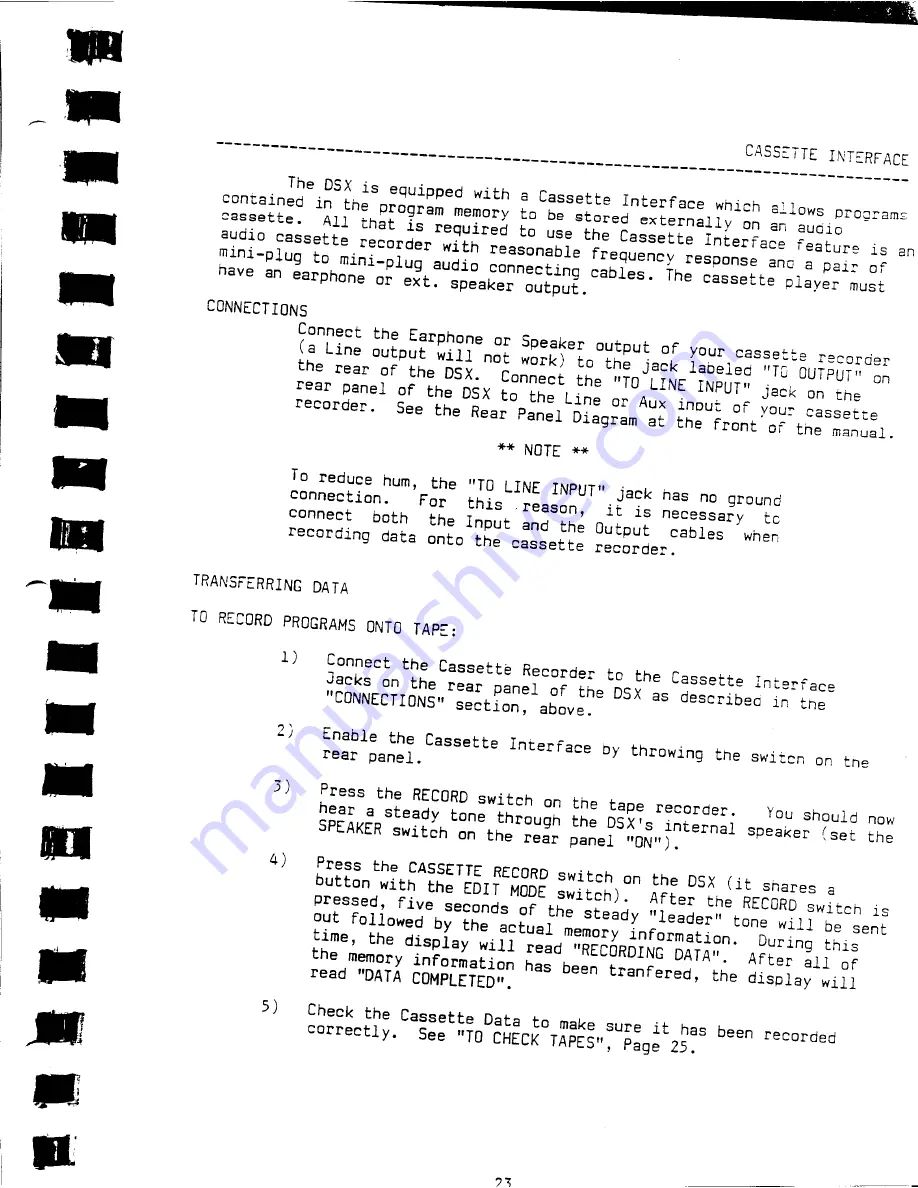 Oberheim DSX Owner'S Manual Download Page 30