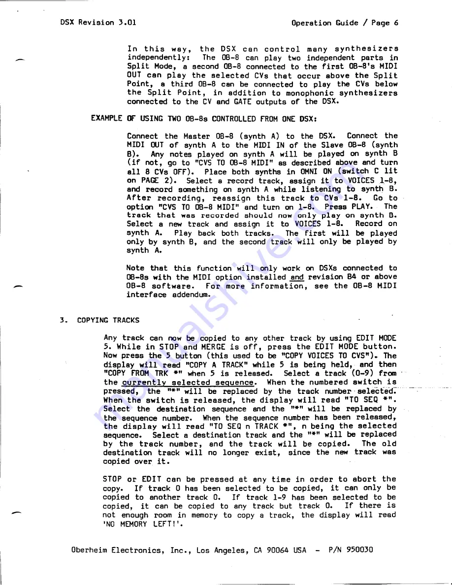 Oberheim DSX Owner'S Manual Download Page 51