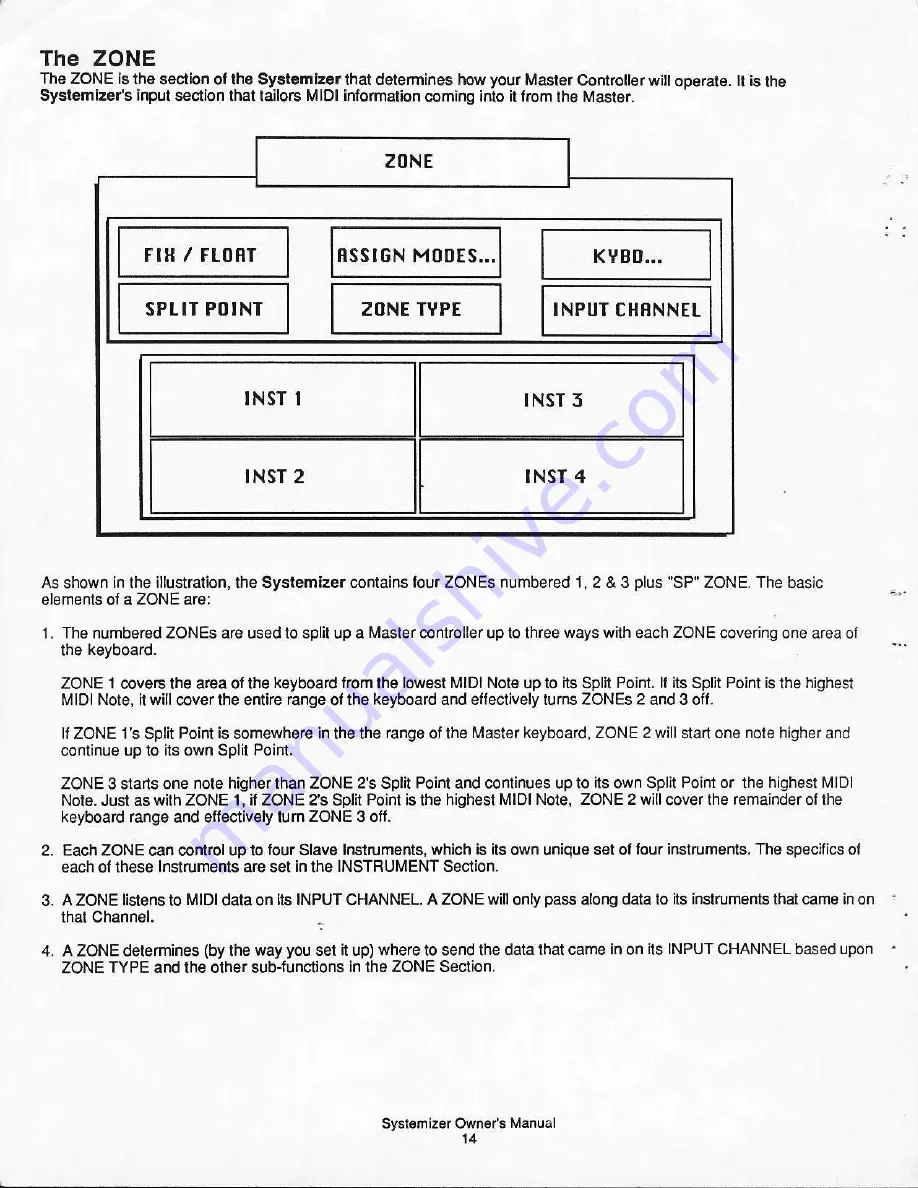 Oberheim Perf/x Systemizer Owner'S Manual Download Page 15