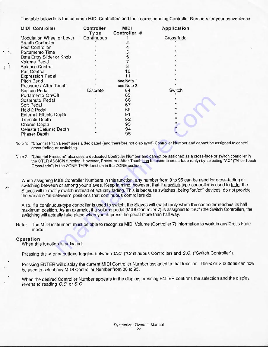 Oberheim Perf/x Systemizer Owner'S Manual Download Page 23