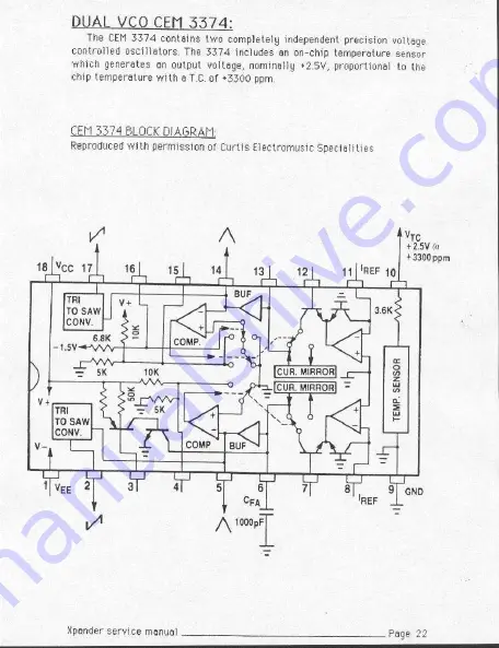 Oberheim Xpander Service Manual Download Page 23