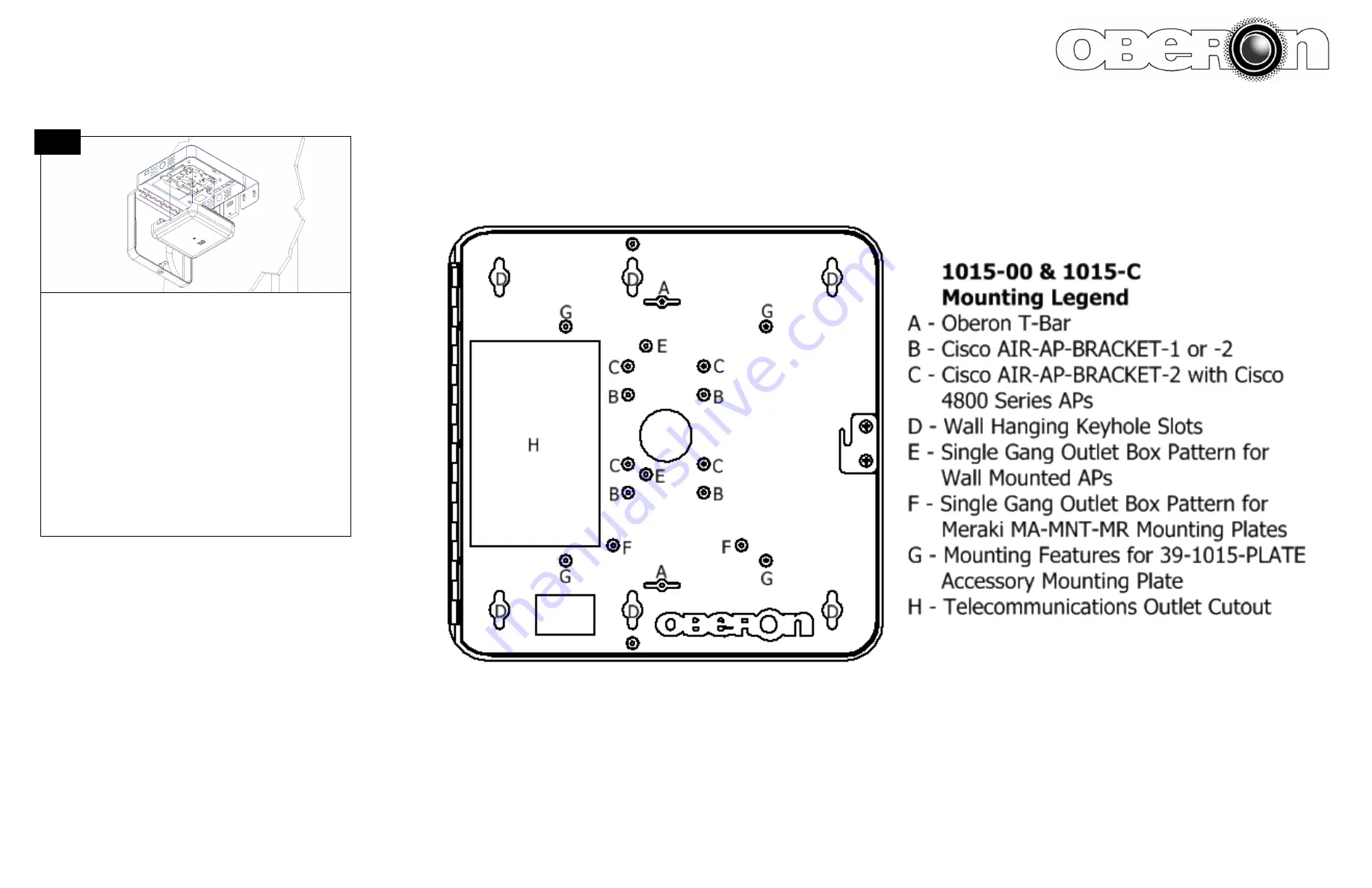 OBERON 39-1015-RAB Installation Manual Download Page 4