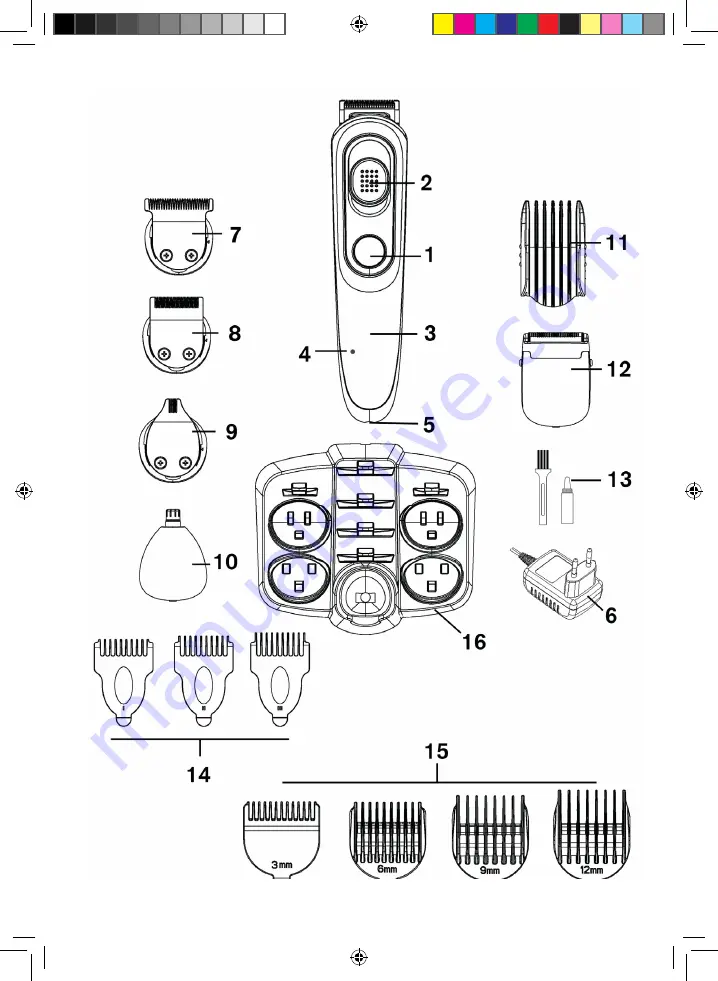 OBH Nordica Attraxion Precision Style Set 5595 Instruction Manual Download Page 3